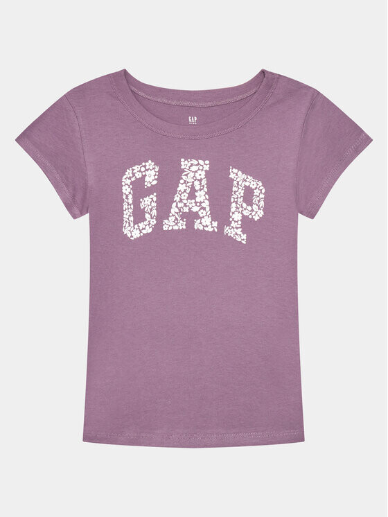 

Футболка стандартного кроя Gap, фиолетовый