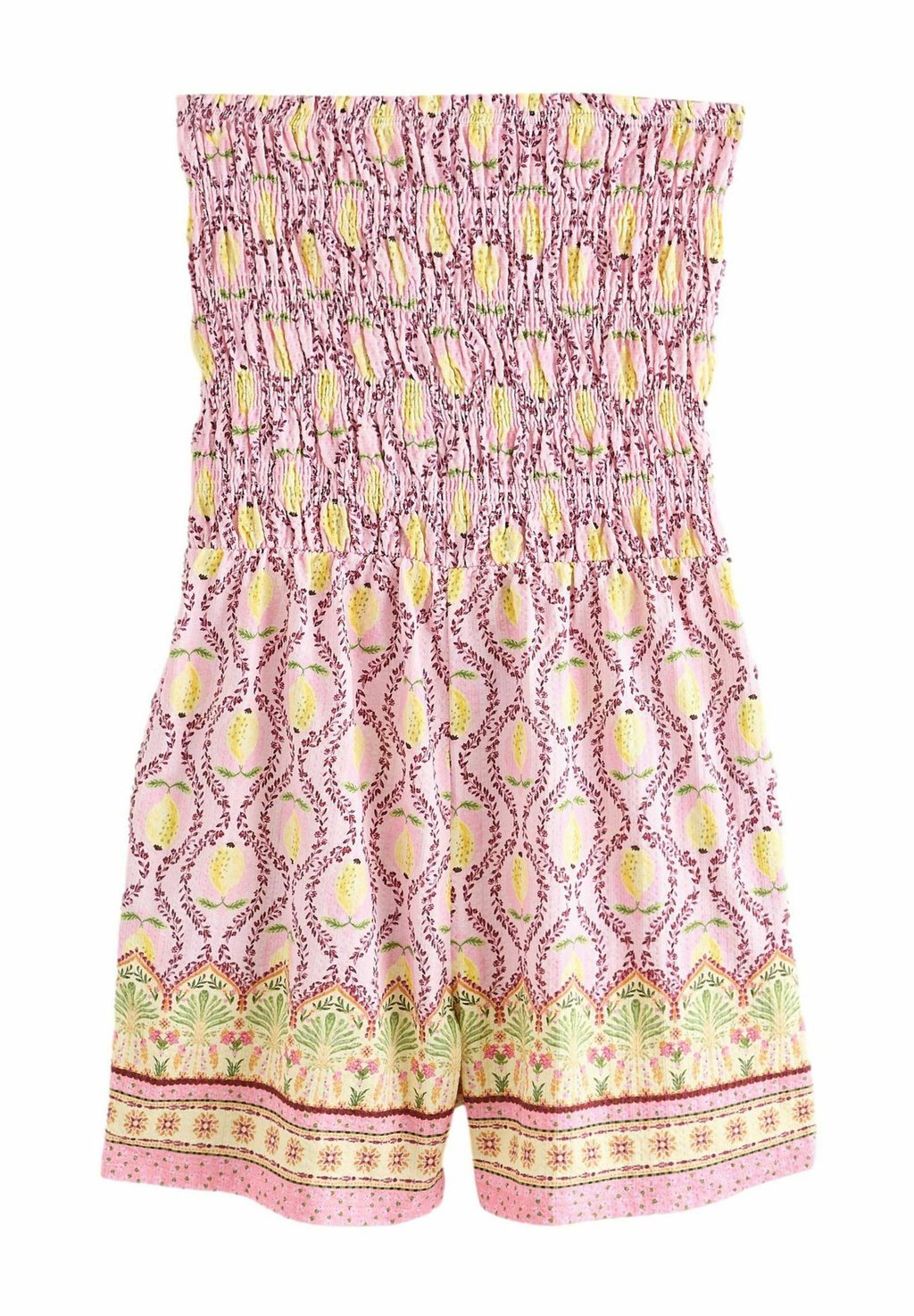 

Комбинезон BANDEAU SHIRRED PLAYSUIT Next, фуксия