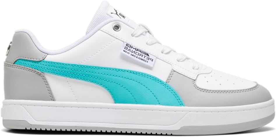 

Мужские кроссовки PUMA Mercedes AMG Petronas Caven 2.0 на шнуровке, повседневные - белые