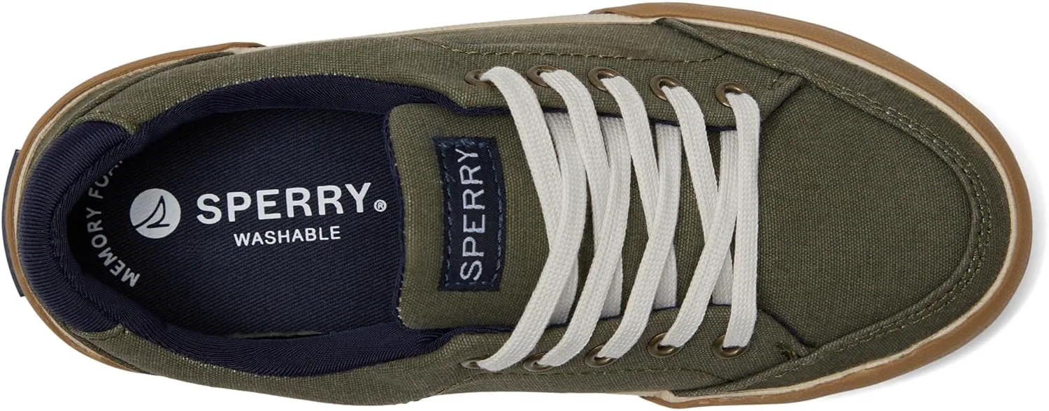 Кроссовки Sperry Unisex-Child Harbor Tide Jr, оливковый — фото 3