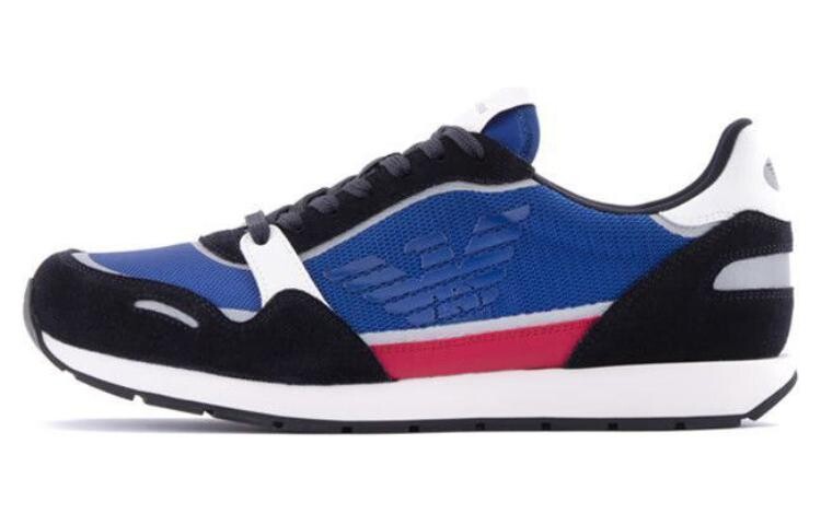 

Кроссовки EMPORIO ARMANI Lifestyle Shoes Men Low-top Blue, синий