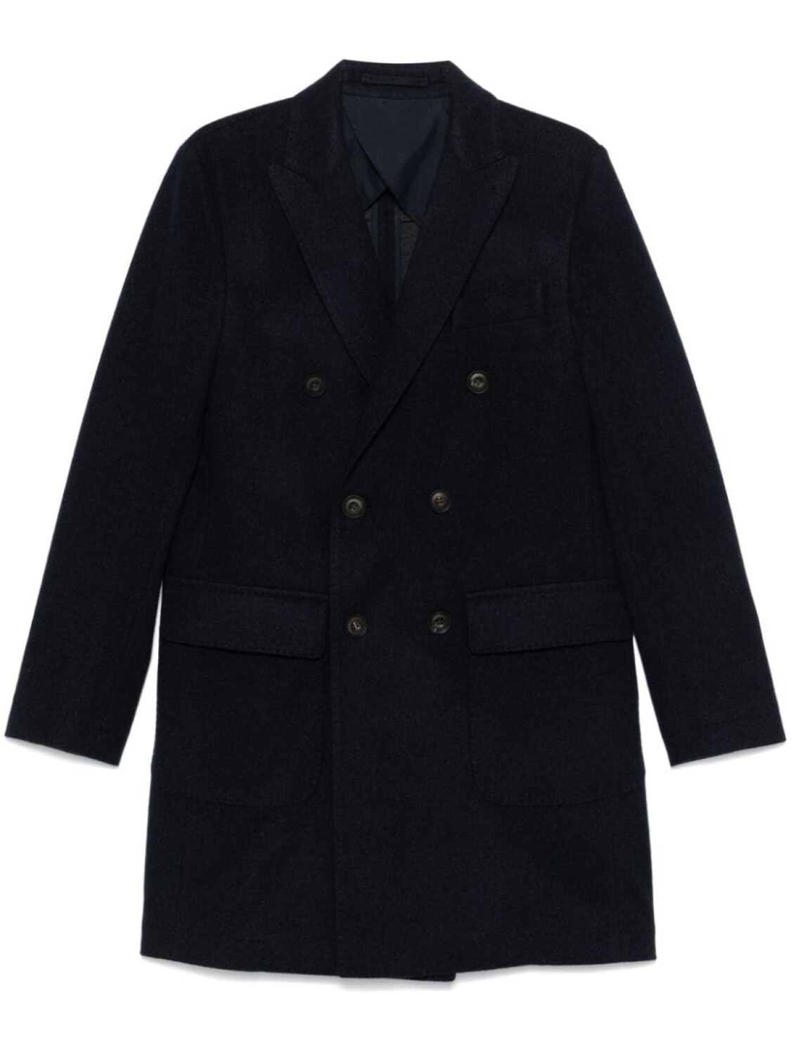 

Corneliani двубортное пальто, синий