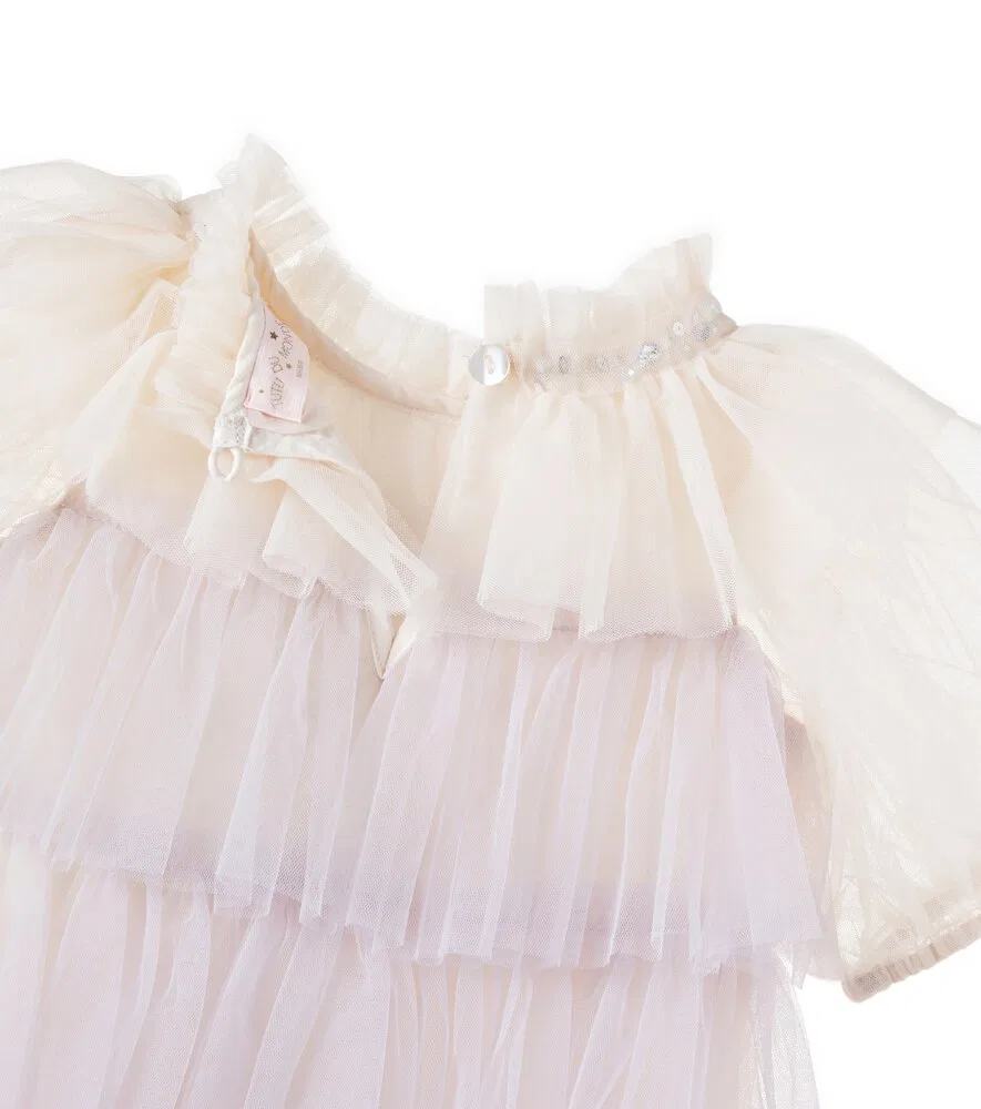 Комплект Baby Love Parade: платье и панталонки Tutu Du Monde, белый — фото 4