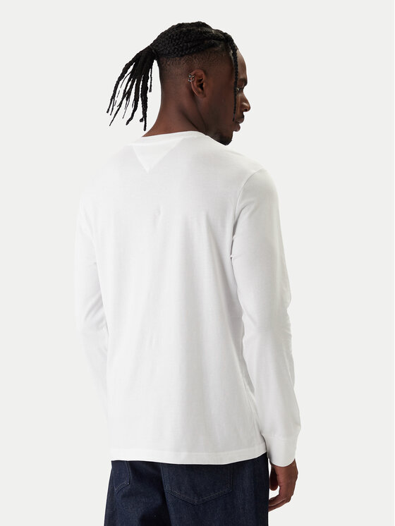 Лонгслив regular fit Brand Love MW0MW41454 Tommy Hilfiger, белый — фото 3