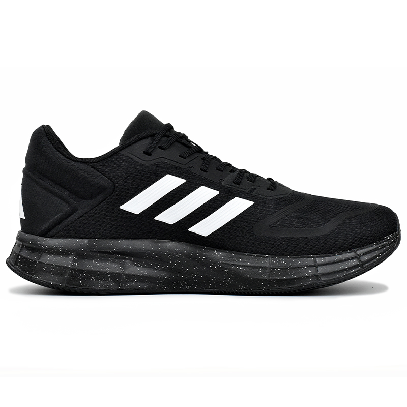 Adidas Дурамо 10 устойчивые к истиранию низкие кроссовки для бега мужские черно-белые, цвет Black White 1 — фото 3