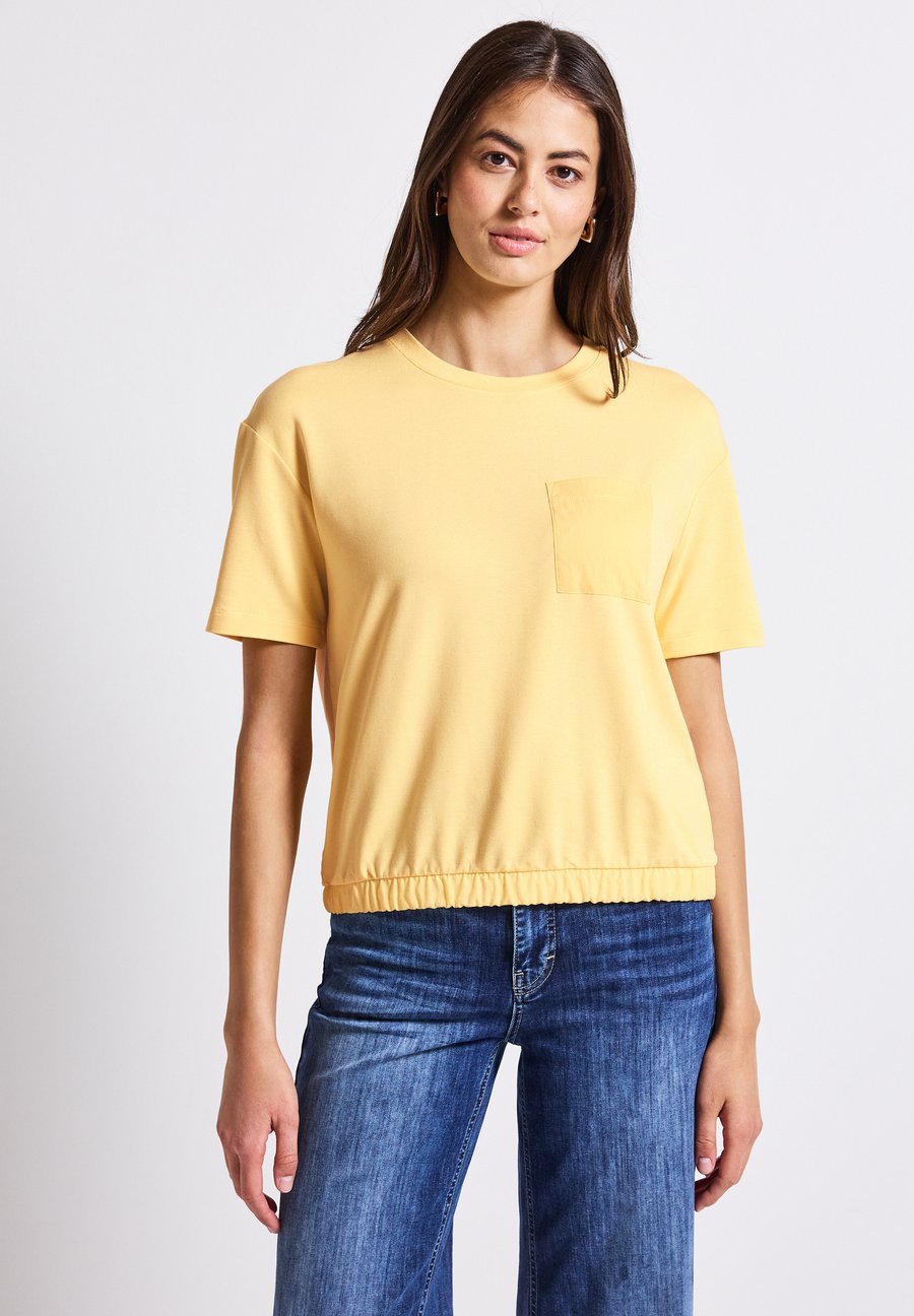 

Футболка Street One MIT BRUSTTASCHE, Gelb/Yellow, Желтый, Футболка Street One MIT BRUSTTASCHE, Gelb/Yellow