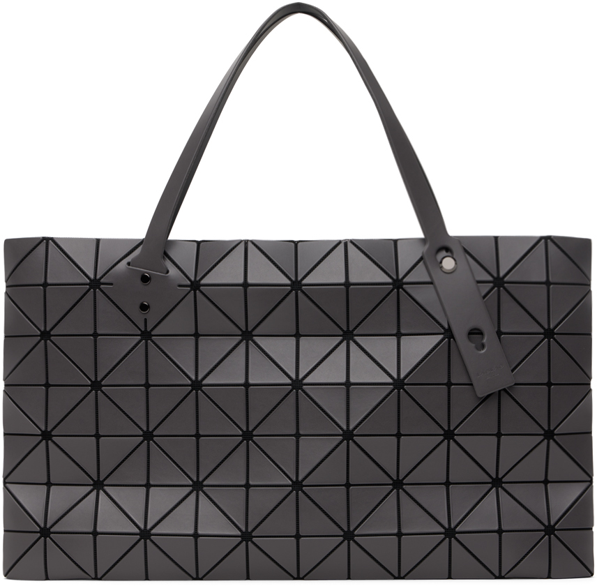 

Большая серая матовая сумка Rock Tote BAO BAO ISSEY MIYAKE