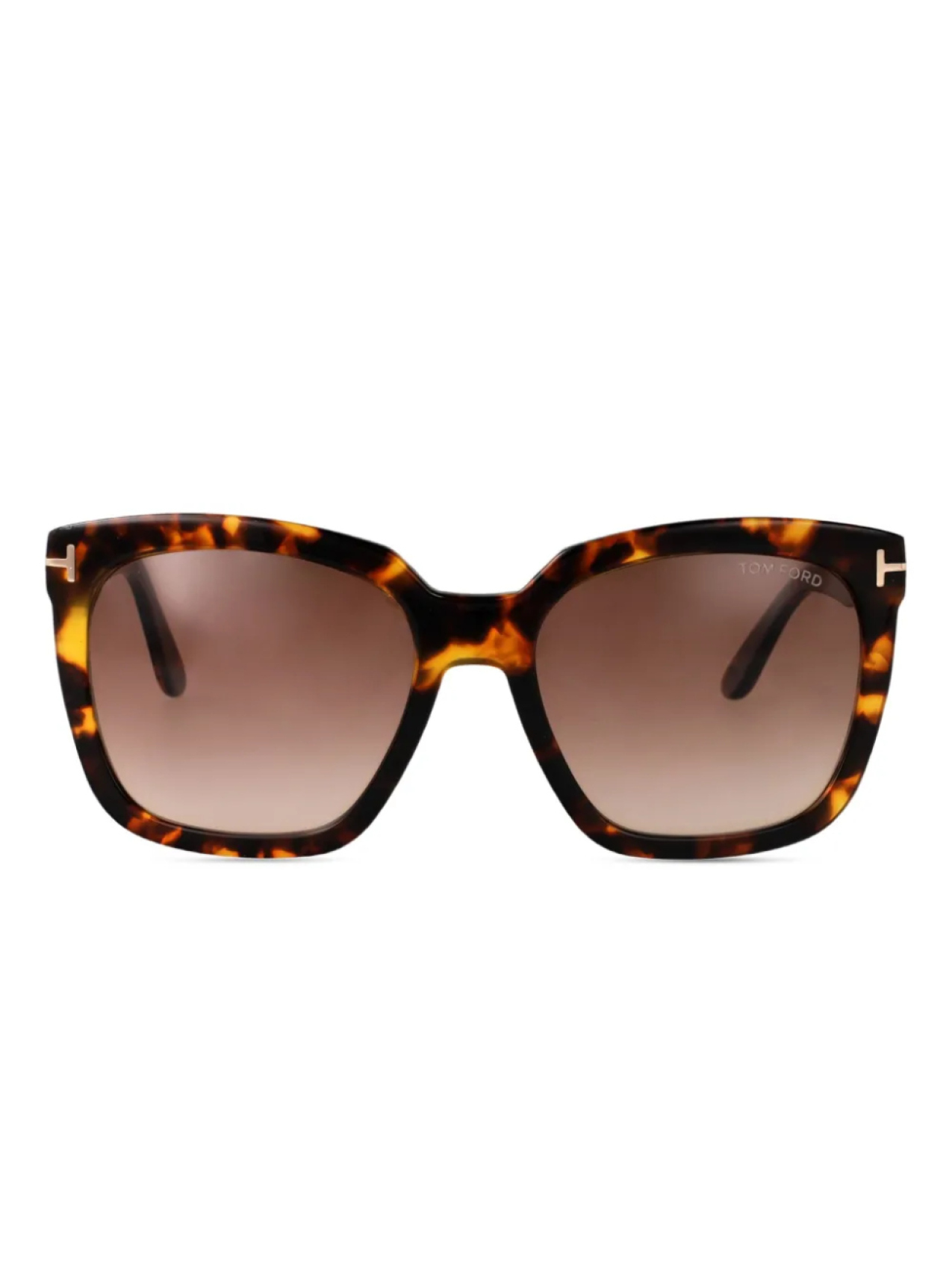 

TOM FORD Eyewear Amarra солнцезащитные очки, коричневый