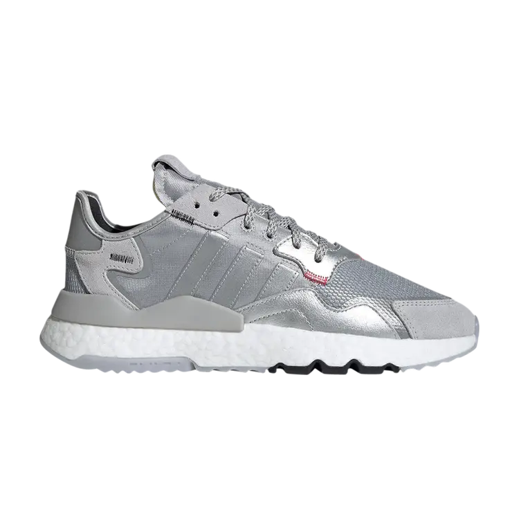 

Кроссовки Adidas Nite Jogger 'Silver Metallic', серебряный, Серый, Кроссовки Adidas Nite Jogger 'Silver Metallic', серебряный