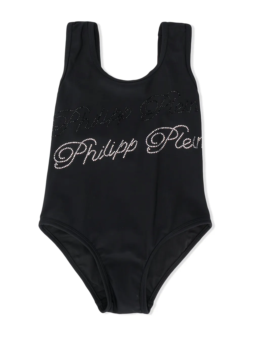 

Декорированный купальник Philipp Plein Junior, черный