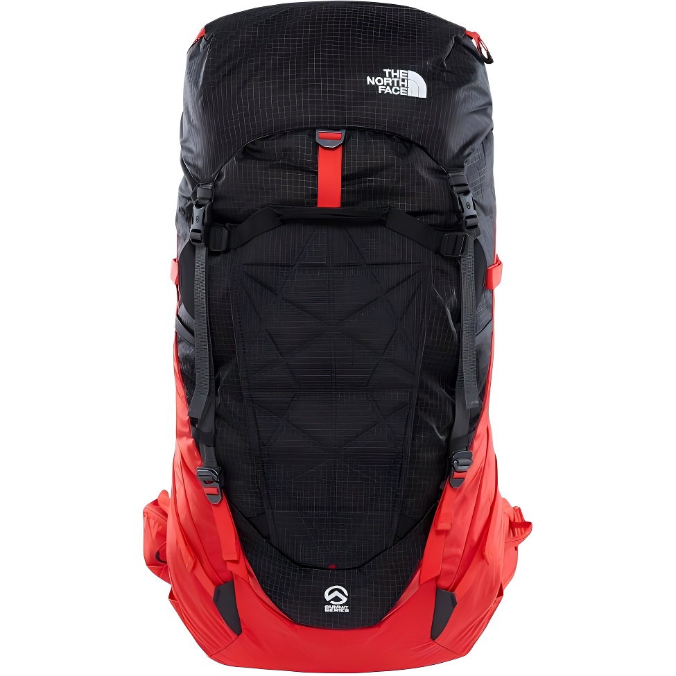 

THE NORTH FACE Альпинистская сумка 60 л, походная сумка, нейлон, черный, красный, многоцветный, унисекс