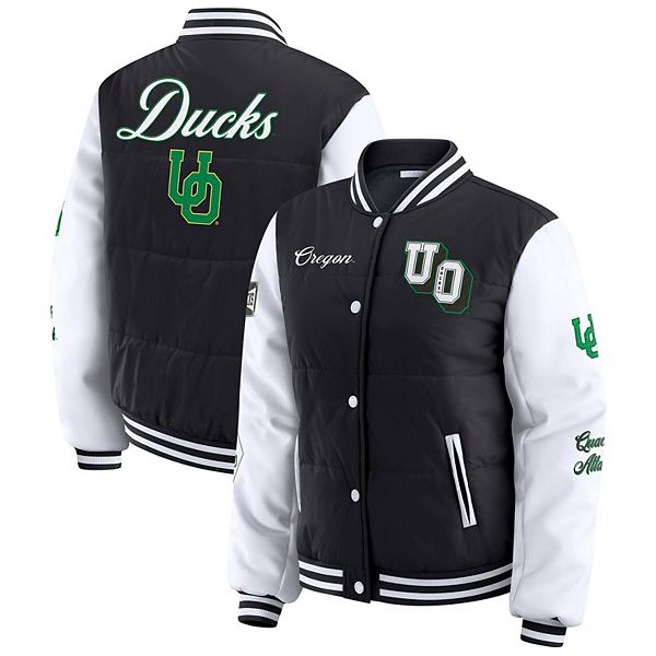 

Женская черная куртка Oregon Ducks Varsity Wear By Erin Andrews