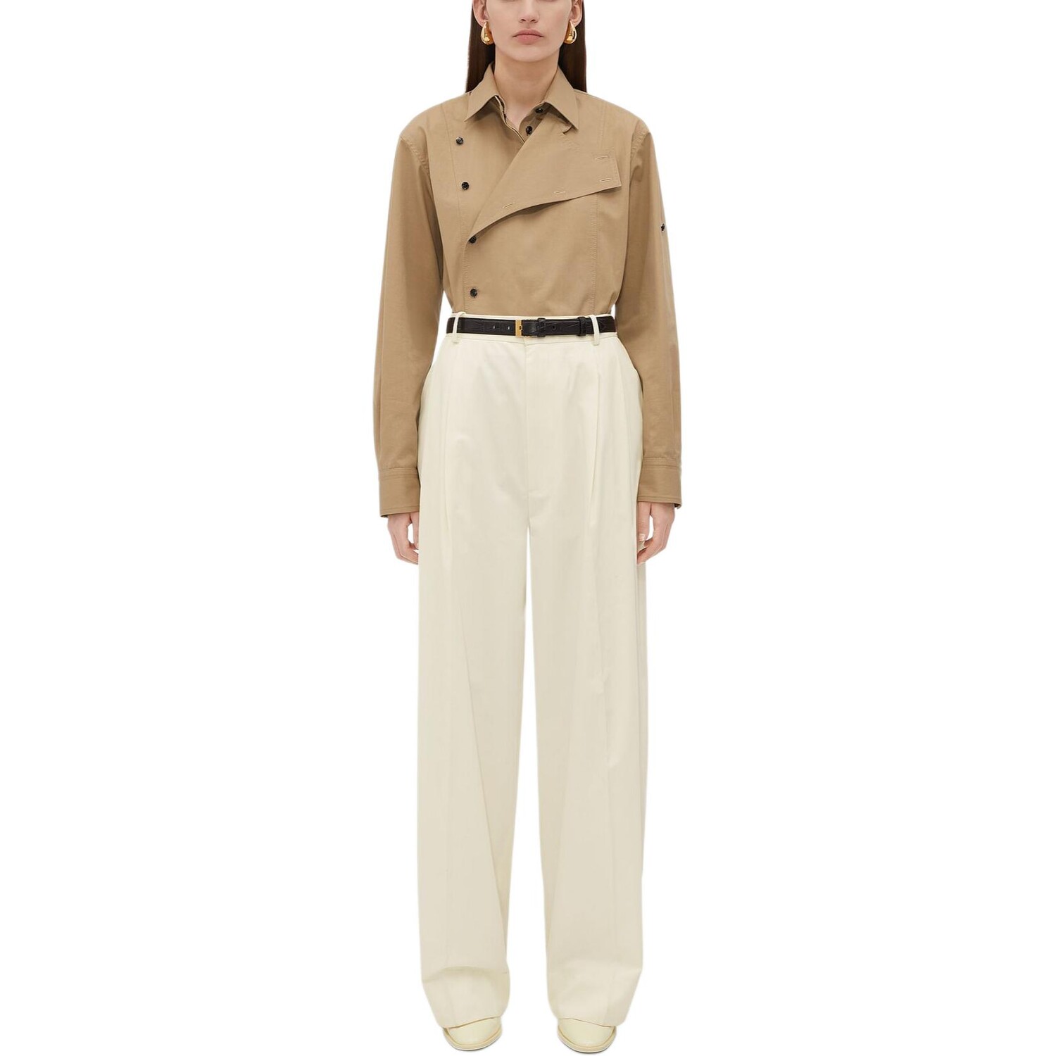 

Повседневные брюки женские Frost Blue Bottega Veneta