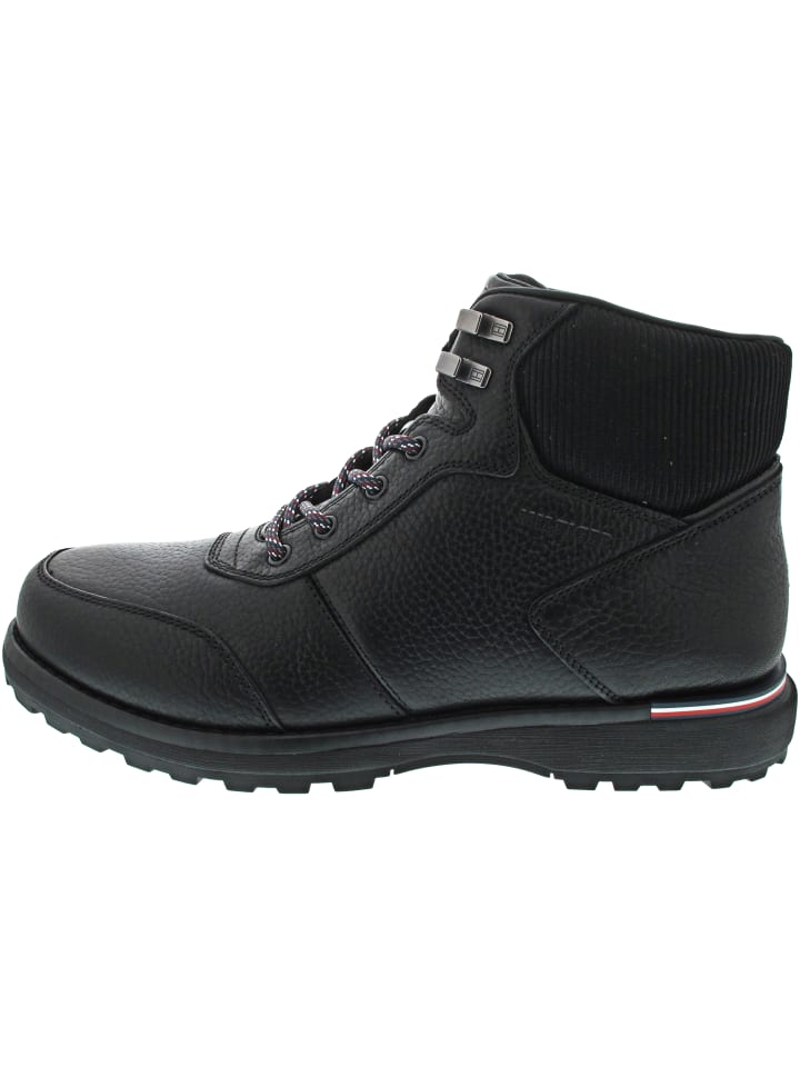 

Tommy Hilfiger Рабочие теплые уличные ботинки на шнуровке, черные