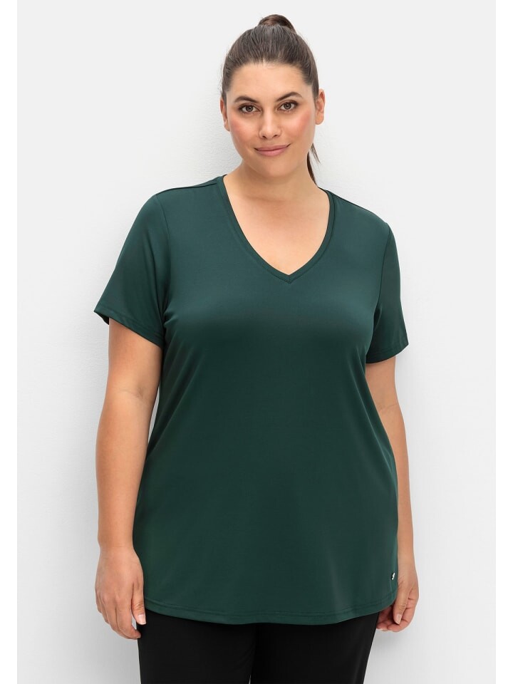

Футболка sheego Funktionsshirt, цвет tiefgrün