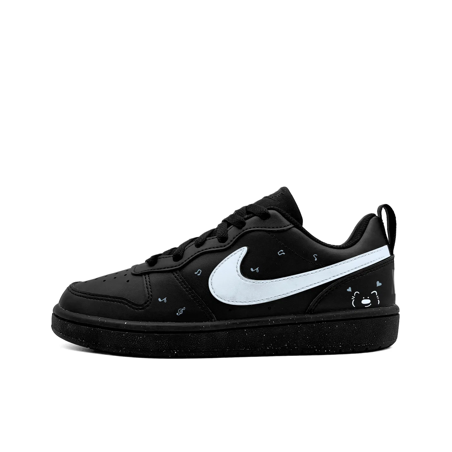 Детские кроссовки для скейтбординга Nike Court Borough Black