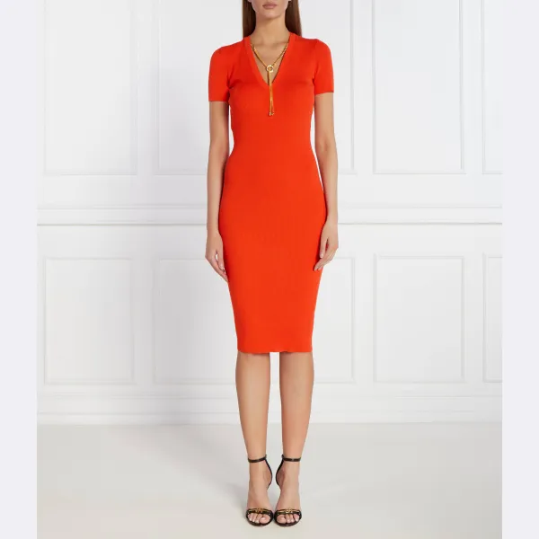 

Платье Elisabetta Franchi, оранжевый