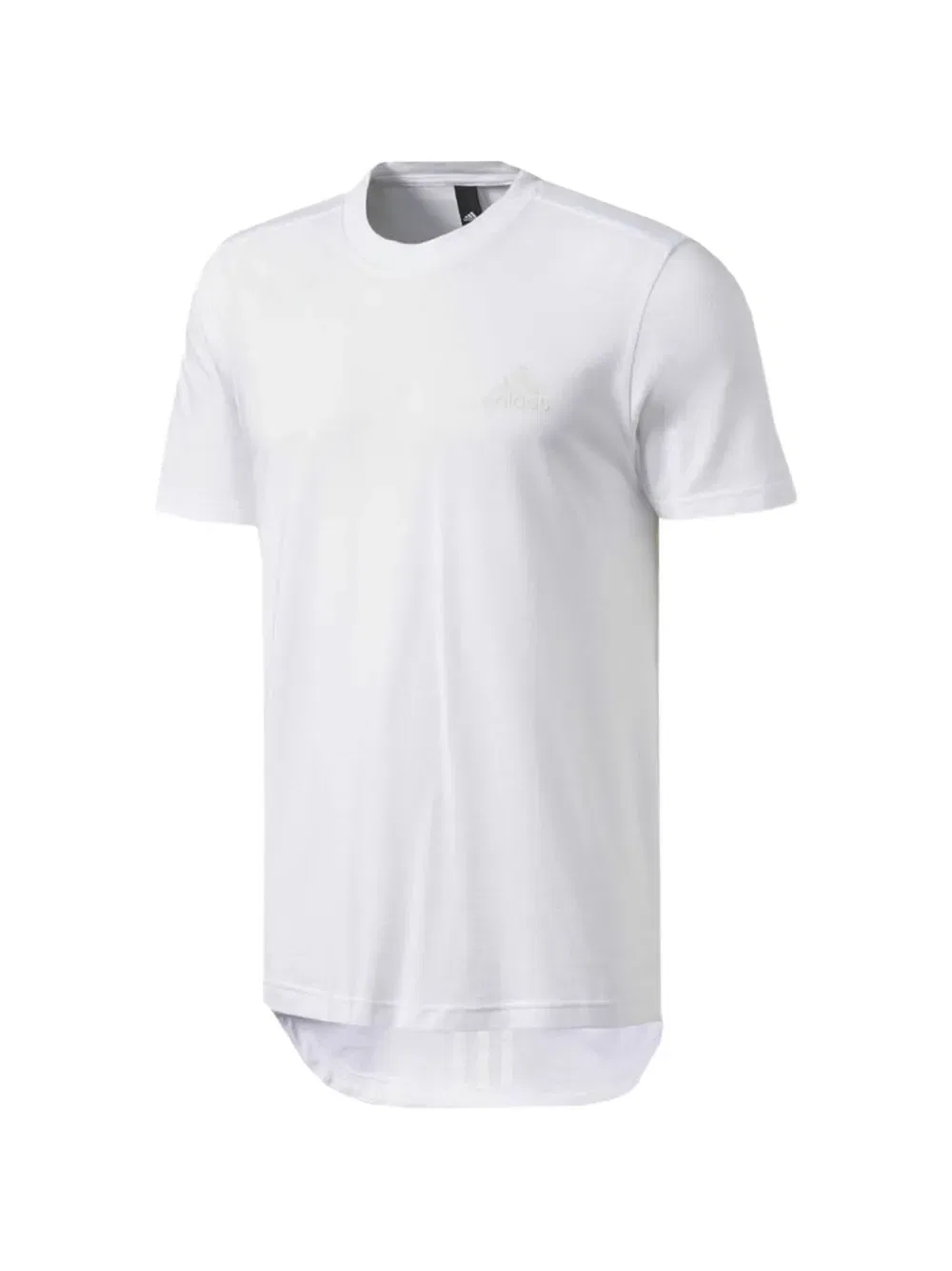Футболка Essentials droptail с тремя полосками Adidas, белый