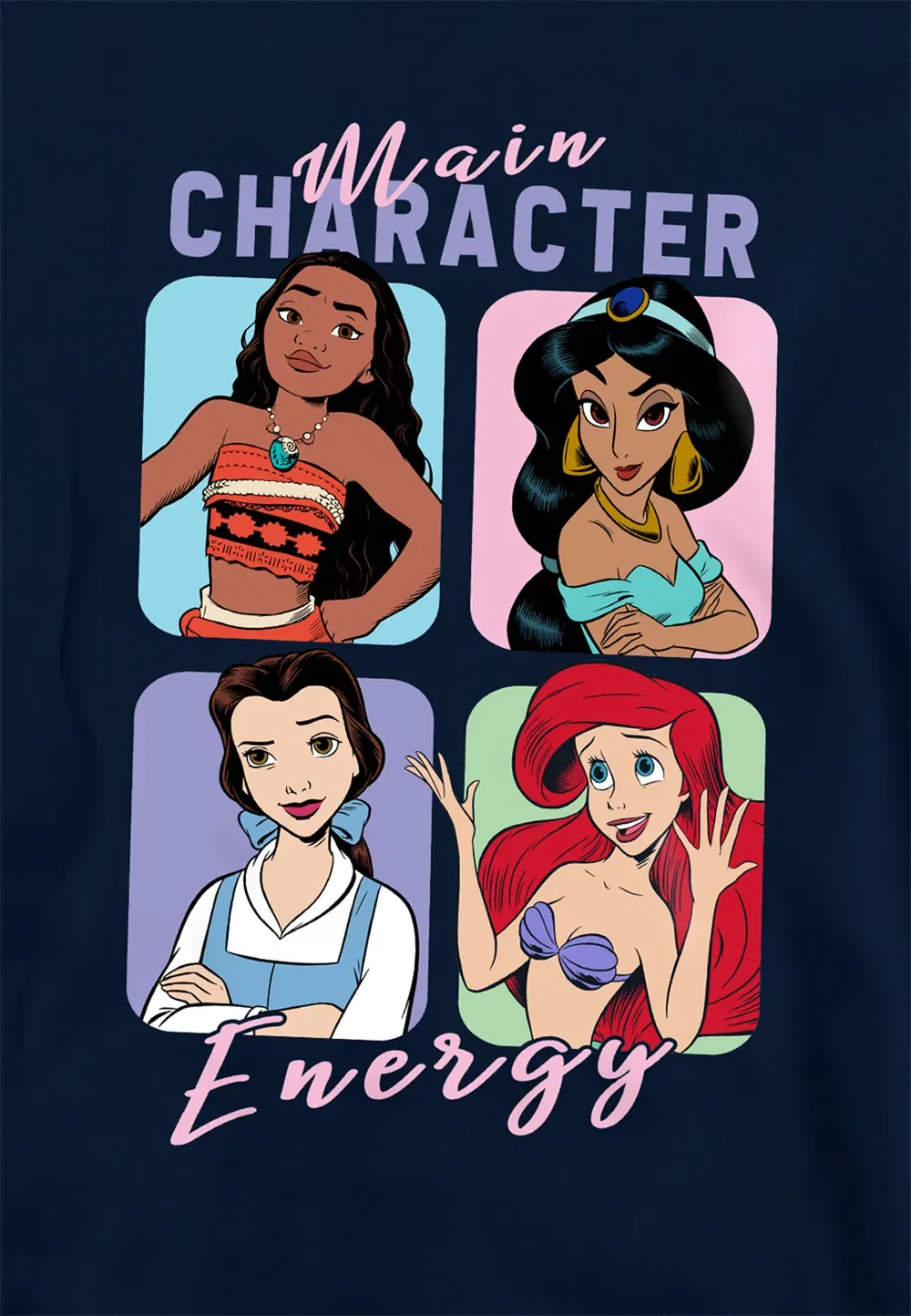 Детская худи Disney Main Character Energy, темно-синий, темно-синий — фото 2