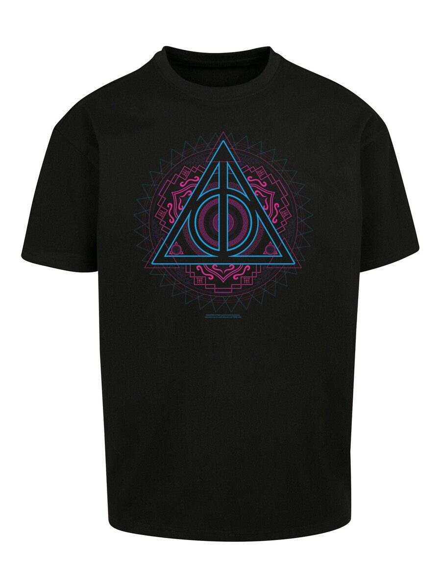 

Рубашка F4NT4STIC Harry Potter Neon Deathly, черный