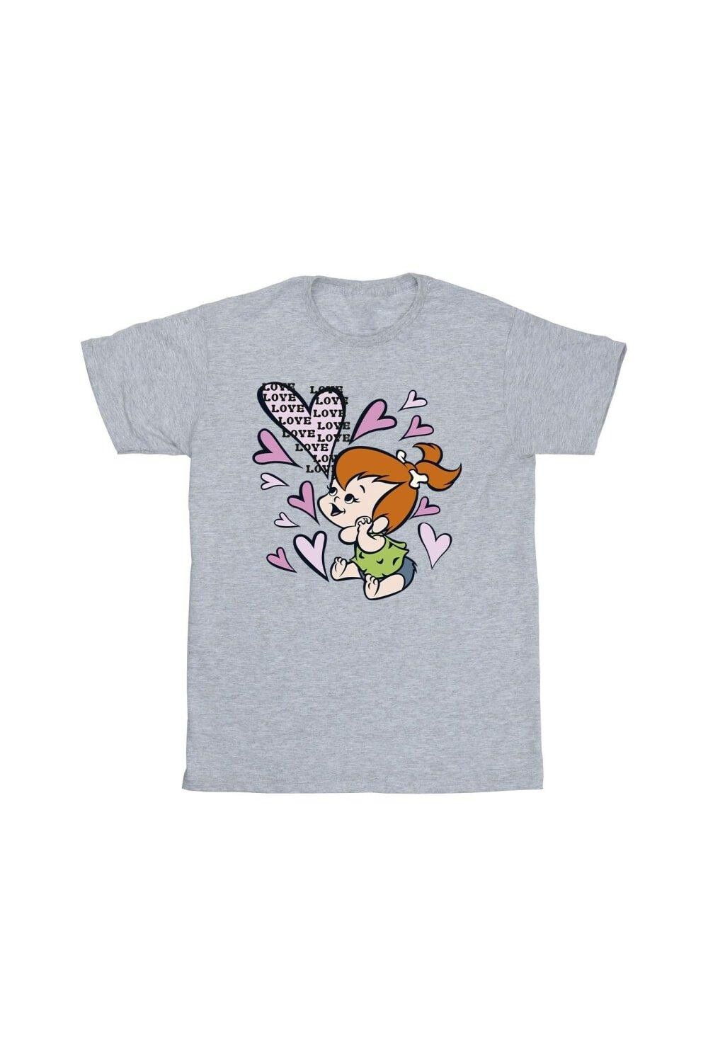 

Футболка Pebbles Love Love Love The Flintstones, серый