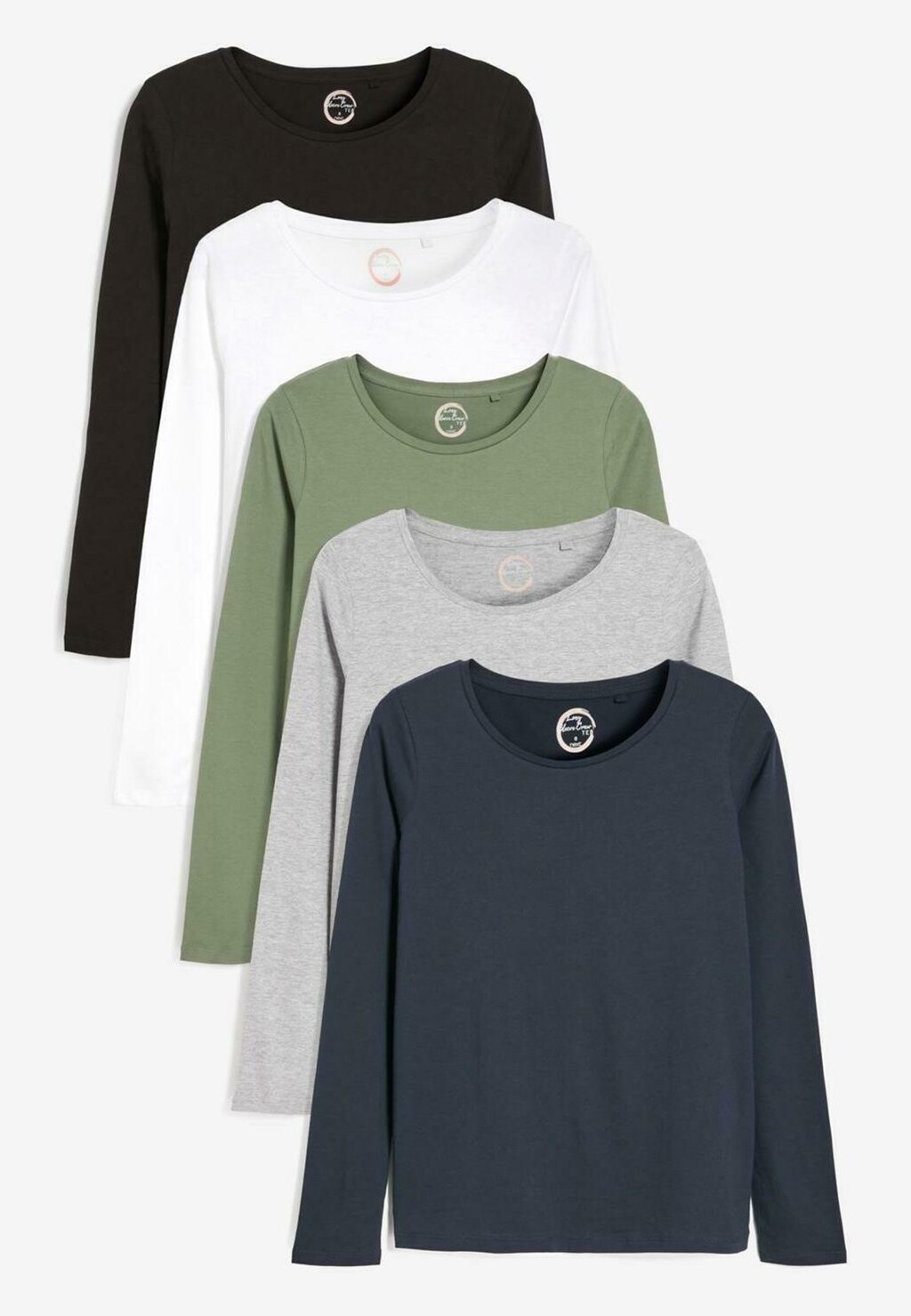 

футболка с длинным рукавом Long Sleeve 5 Pack Next, мультиколор