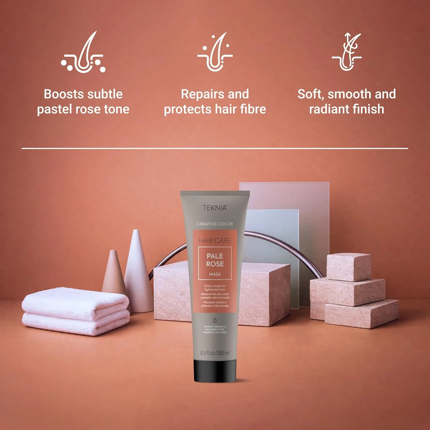 Маска для волос LAKMÉ Teknia Color Refresh, маска для окрашивания волос., Pale Rose — фото 3