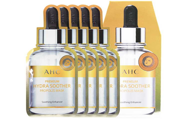 

AHC Bee Glue маска для лица успокаивающая, подтягивающая, увлажняющая, питающая 27мл*5 штук A.H.C