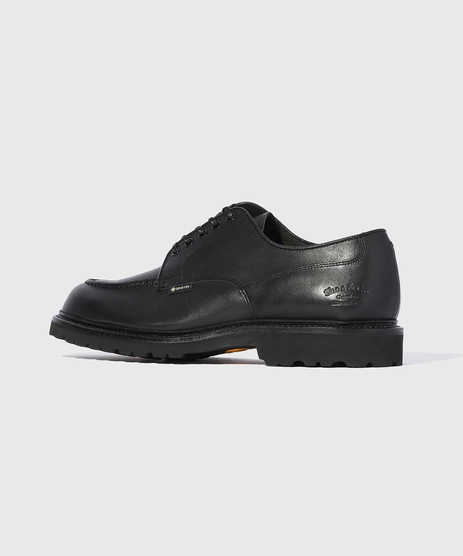 Мужские туфли с защитой от воды U-TIP GORETEX REGAL Shoe & Co. чёрные — фото 3