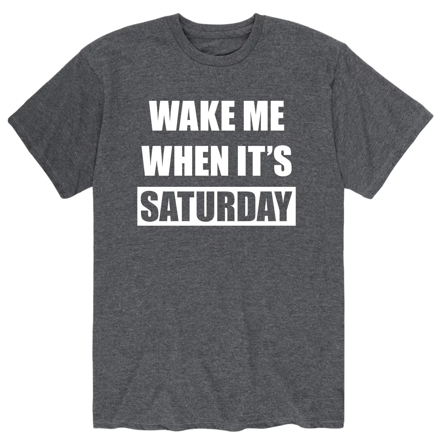 

Мужская футболка Wake Me Saturday Licensed Character