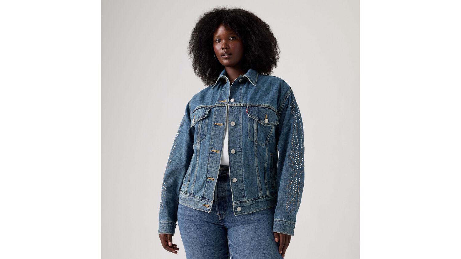 

Куртка дальнобойщика 90-х (большие размеры) Levi's, Solargenic - Medium Wash