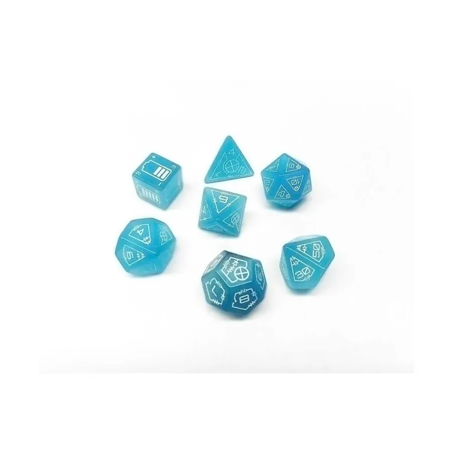 

Набор Poly — усиление синего кошачьего глаза (7), Semi Precious Stone Dice (Level Up Dice)