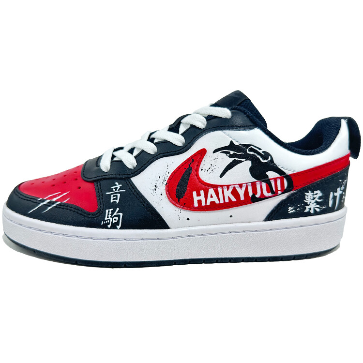

Кроссовки Nike Court Borough 2 Skateboarding Shoes Women's Low-top Black/White/Red, красный