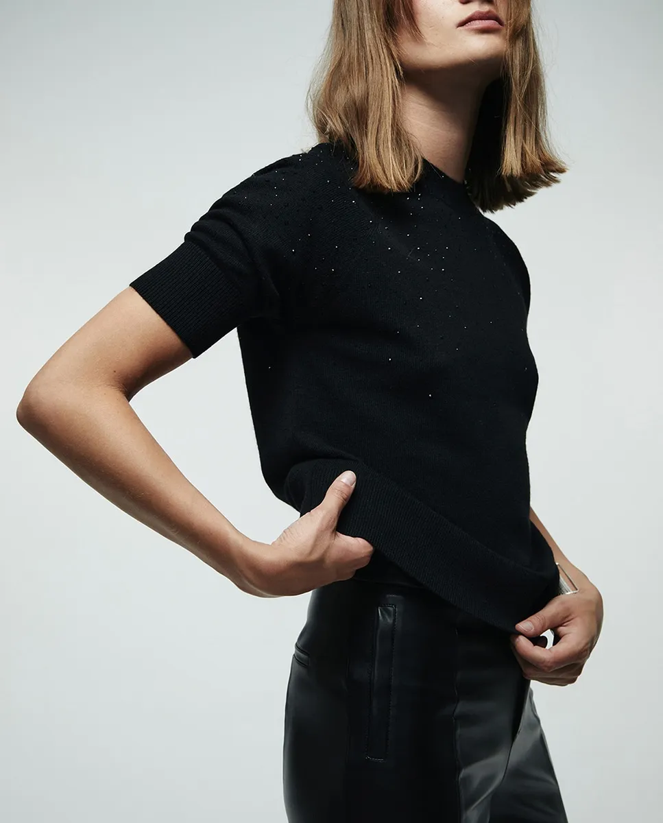 

Джемпер с стразами Sfera, черный