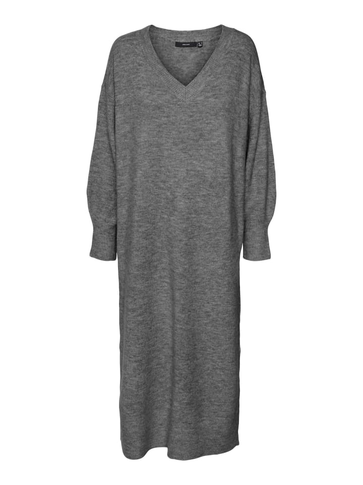 

Платье до колена Vero Moda, средний серый меланж