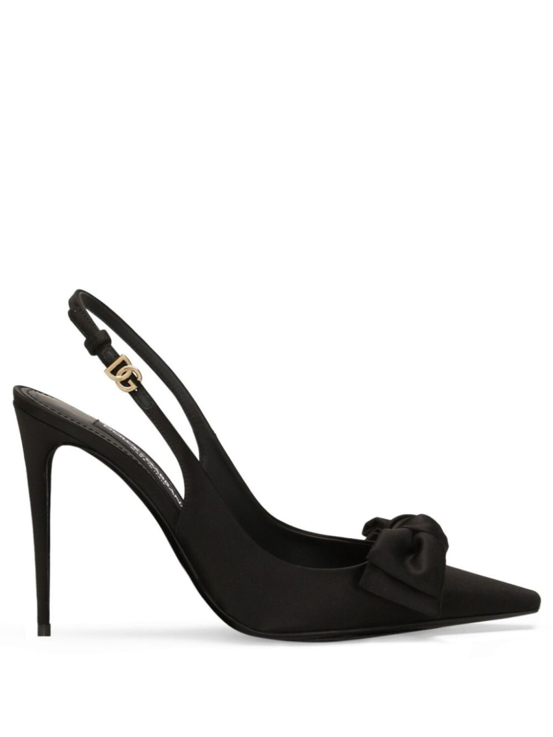 Dolce & Gabbana туфли с бантом, черный