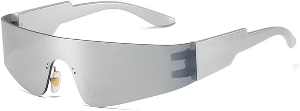 

Цельные солнцезащитные очки для мужчин и женщин, модные без оправы в стиле панк, разноцветные, мужские солнцезащитные очки, модные женские солнцезащитные очки с защитой от УФ-излучения UV400 KTUCN, B