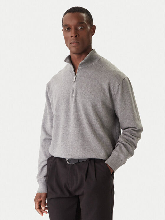

Свитер regular fit LV040BM356 Calvin Klein, серый