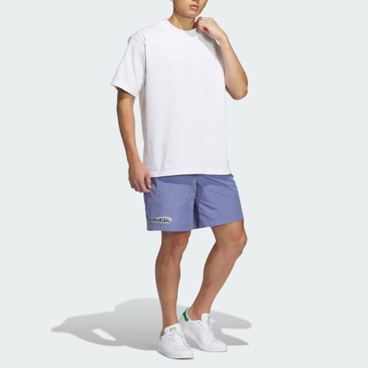 Повседневные шорты мужские Фиолетовый Adidas Originals, фиолетовый — фото 4