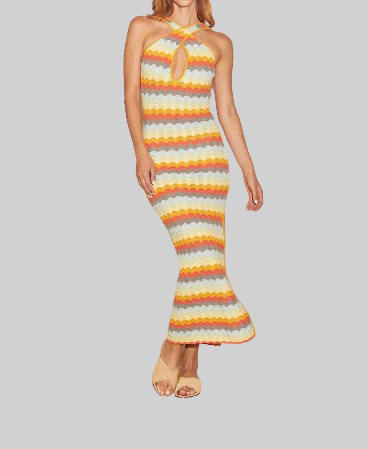

Платье макси Elisapeta в радужном цвете SAYLOR, цвет rainbow