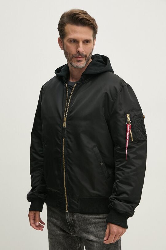 

Куртка-бомбер MA-1 ZH Back EMB Alpha Industries, черный