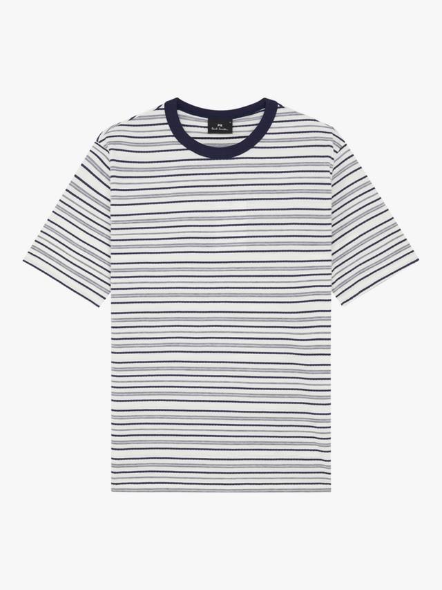 

Хлопковая рубашка Regular Fit в полоску Paul Smith, White