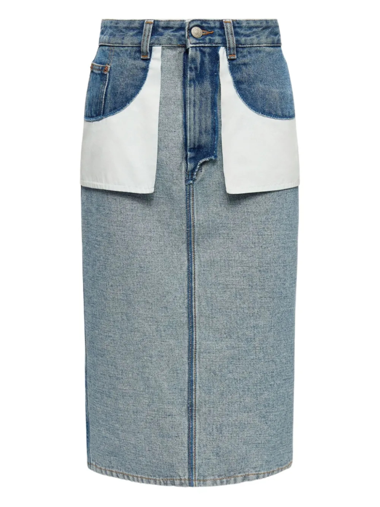 

MM6 Maison Margiela юбка миди, синий