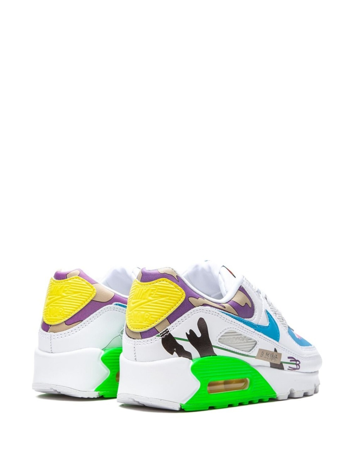 Nike кроссовки Flyleather Air Max 90 QS 'Ruohan Wang', белый — фото 3