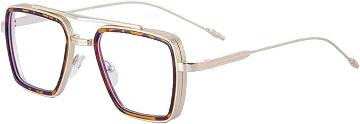 

Мужские солнцезащитные очки большого размера в стиле панк, роскошные, стимпанк, с защитой от УФ-излучения UV400, для вождения TVTBBVV, C10yellowdemiwhite