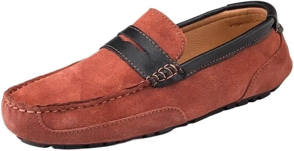 Лоферы замшевые Loafers Red DHFIRUFSHLO