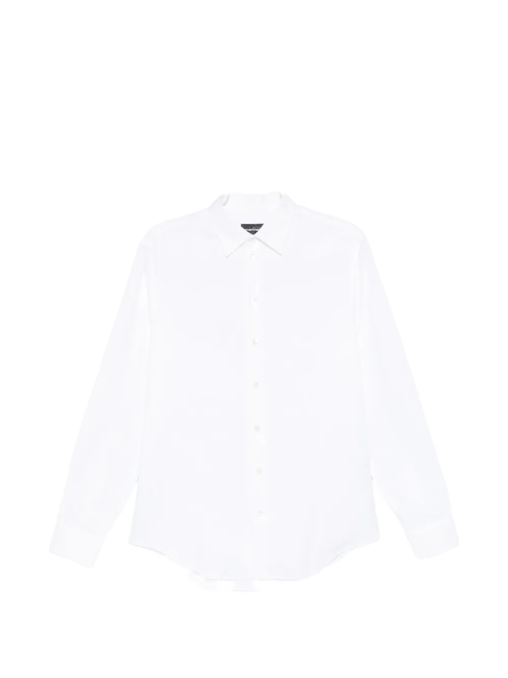 

Рубашка с воротником и длинными рукавами Emporio Armani, белый