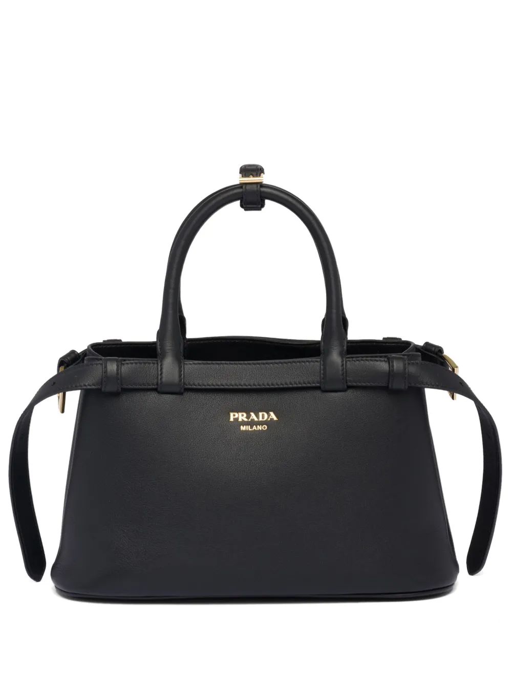 

Сумка-тоут с логотипом Prada, черный
