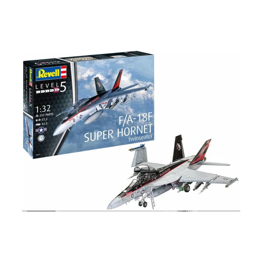 

Двухместный истребитель F/A-18F Super Hornet, Model Kits (1:32) (Revell)