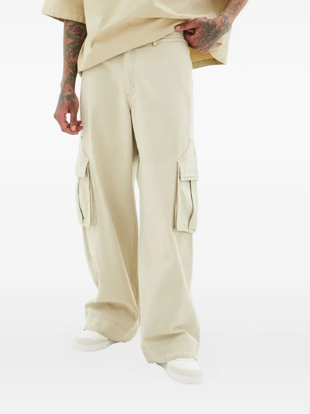 

Карго прямые брюки RHUDE, нейтральный